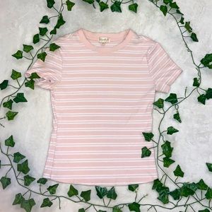 Selling this ultra flirt, pink and white t-shirt